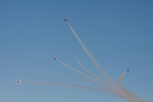 USAF Air Demonstration Squadron , “Thunderbirds” （Photo：Yoshitomo Aoki）